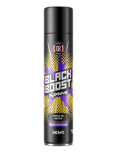 VERNIZ DE MOTOR 400 ML - BLACK BOOST SPRAY
